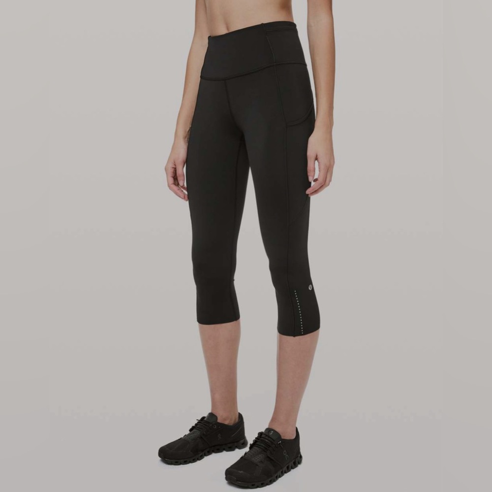lululemon Black Crop Fast free